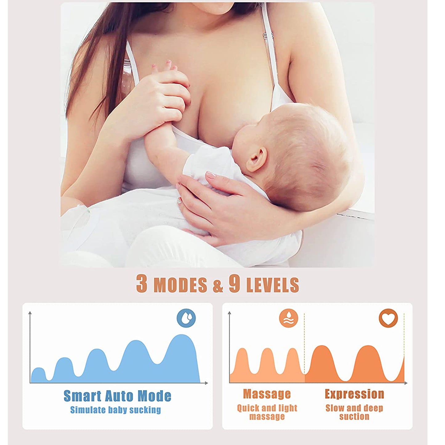 Mamomy S12 Wearable Breast Pump Hands Free Breastpump Portable Electric Breastfeeding Pump, Pạin Ḟree, Silent, Single, Rechargeable Milk Pump