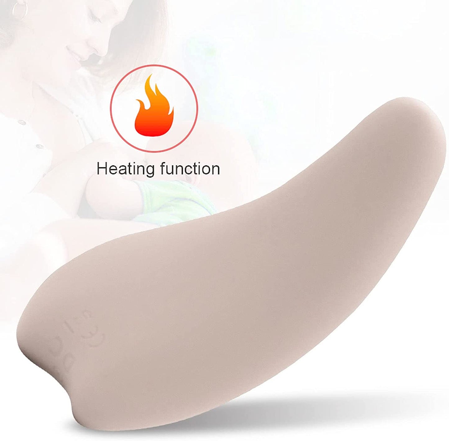 Mamomy Lactation Massager, Heat and Vibration, Pumping and Breastfeeding Essential, for Improved Milk Flow, Added Comfort